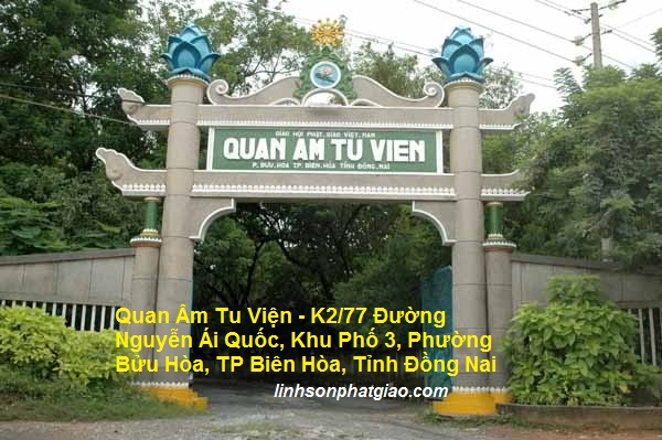 Nhớ Quan Âm Tu Viện Đồng Nai